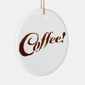Koffiegronden Koffie - Cirkel Ornament (Rechts)