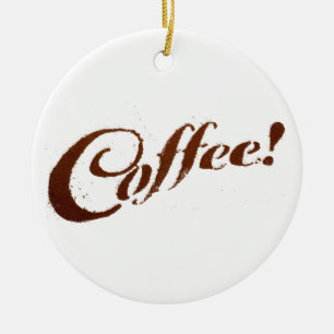 Koffiegronden Koffie - Cirkel Ornament