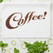 Koffiegronden Koffie - Handdoek (Gevouwen)