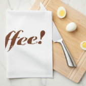 Koffiegronden Koffie - Handdoek (Quarter Fold)