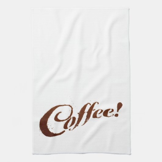 Koffiegronden Koffie - Handdoek (Verticaal)