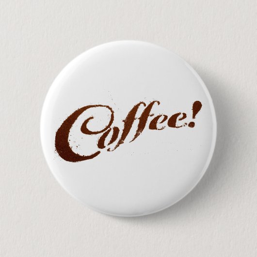 Koffiegronden Koffie - Knop Ronde Button 5,7 Cm (Voorkant)