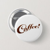 Koffiegronden Koffie - Knop Ronde Button 5,7 Cm (Voorkant /achterkant)