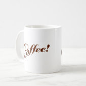 Koffiegronden Koffie - Mok (Voorkant links)