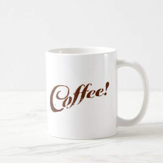 Koffiegronden Koffie - Mok (Rechts)