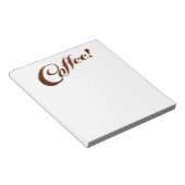 Koffiegronden Koffie - Notitieblok (Schuin)