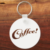 Koffiegronden Koffie - Sleutelhanger (Voorkant)