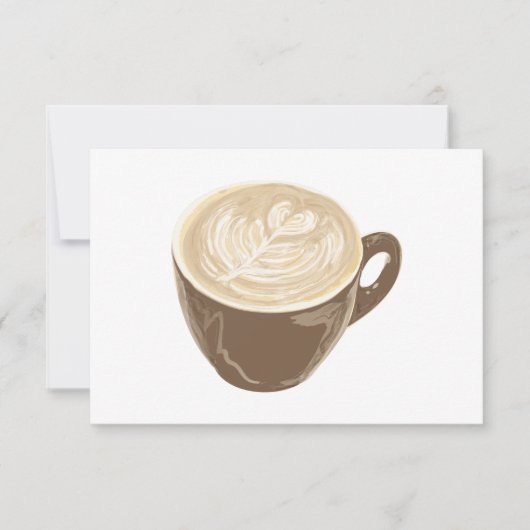 koffiehart kaart (Voorkant)