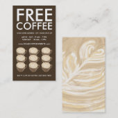 koffiehart klantenkaartje (Voorkant / Achterkant)