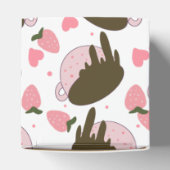 Koffieharten van paardebes met chocolade-uitdrijfk bedankdoosjes (Bovenkant)