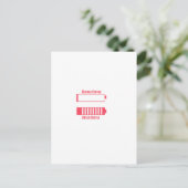 Koffieheffing Briefkaart (Staand voorkant)