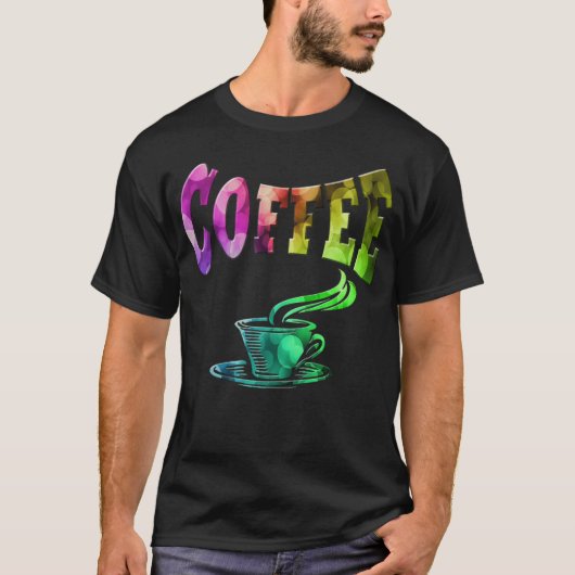 Koffiehete humor t-shirt (Voorkant)