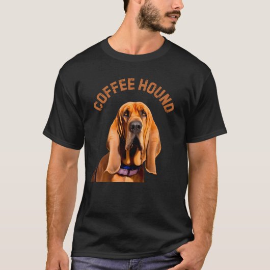 Koffiehond T-shirt (Voorkant)