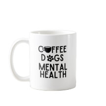 Koffiehonden en geestelijke gezondheid grappig