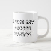 Koffiehoudende extra grote Mok (Rechts)