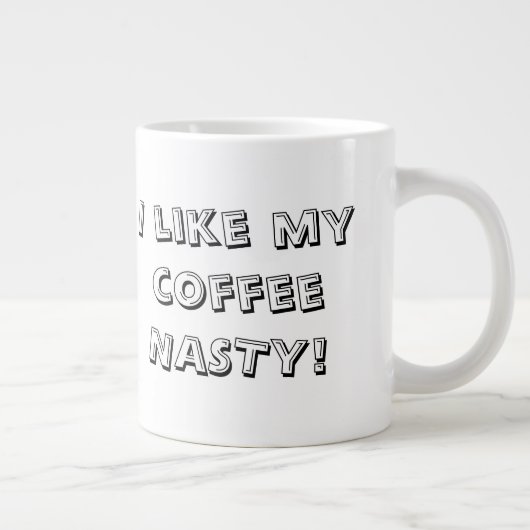 Koffiehoudende extra grote Mok (Rechts)