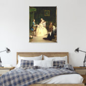 Koffiehuis Canvas Afdruk (Insitu (Slaapkamer))