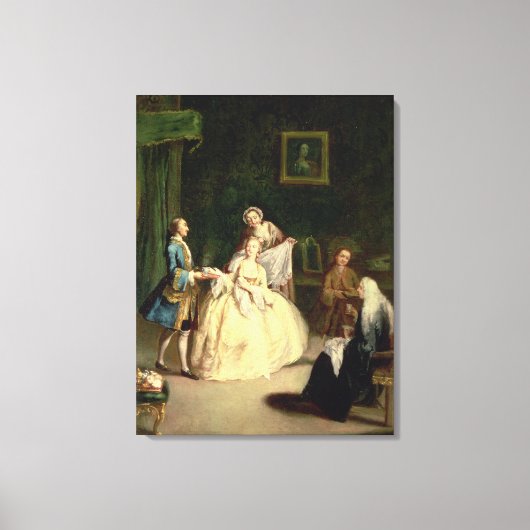 Koffiehuis Canvas Afdruk (Voorkant)