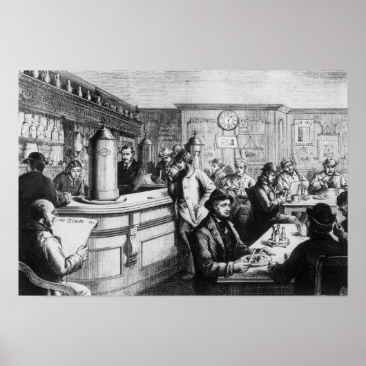 Koffiehuis, Clerkenwell Poster (Voorkant)