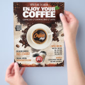 Koffiehuis / Coffeeehouse (Sjabloon) Flyer (Hand)