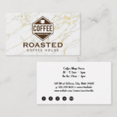 Koffiehuis | Goudmarmer Klantenkaartje (Voorkant / Achterkant)