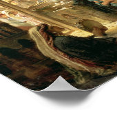 Koffiehuis in Caïro, jaren 1870 Poster (Hoek)