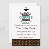 Koffiehuis Kaart (Voorkant / Achterkant)