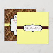 Koffiehuis Kaart (Voorkant / Achterkant)