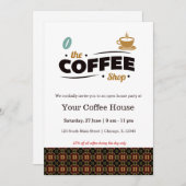 Koffiehuis Kaart (Voorkant / Achterkant)