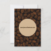 koffiehuis kaart (Achterkant)