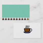 Koffiehuis koopt 9 voor het 10e gratis Visitekaart Visitekaartje (Voorkant / Achterkant)