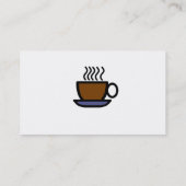Koffiehuis koopt 9 voor het 10e gratis Visitekaart Visitekaartje (Achterkant)