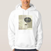 Koffiehuis Menu Mannen Hoodie (Voorkant)
