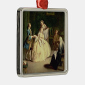 Koffiehuis Metalen Ornament (Rechts)