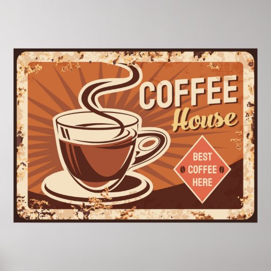 Koffiehuis Poster (Voorkant)