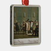 Koffiehuis van Patriot Metalen Ornament (Rechts)