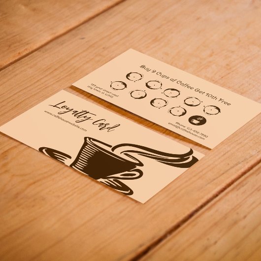 Koffiehuis/winkel Klantenkaartje