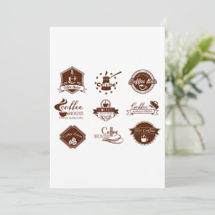 Koffiehuislabel Kaart