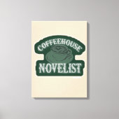 Koffiehuisschrijver Epic Author Life Motto Canvas Afdruk (Voorkant)