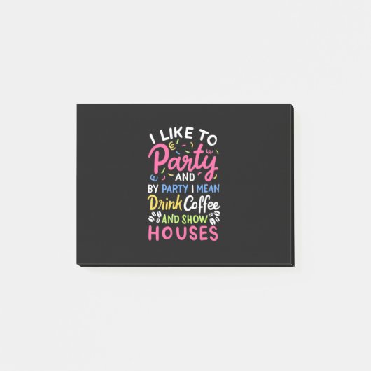 Koffiehuizen en Shows Drink Post-it® Notes (Voorkant)