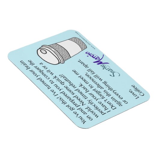 KoffieHumor Magneet (Rechterzijde)