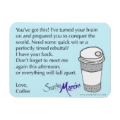 KoffieHumor Magneet (Horizontaal)