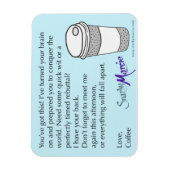 KoffieHumor Magneet (Verticaal)