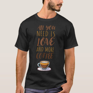 Koffieideënkarikatuur T-shirt