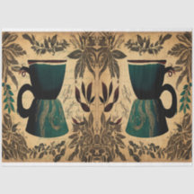 Koffiejar ephemera-collage