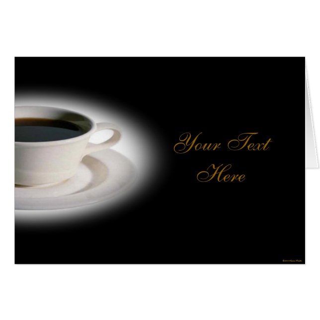 Koffiekaart (Voorkant Horizontaal)