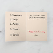 Koffiekaart voor Valentijnsdag Kaart (Binnen)