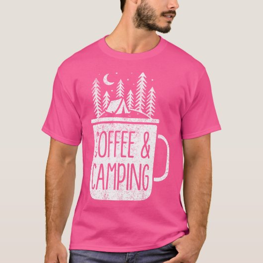 Koffiekamperen T-shirt (Voorkant)