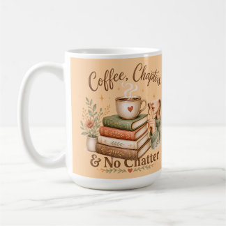 Koffiekapittels Geen Gebabbel Gezellige Boekliefhe Koffiemok