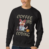 Koffiekassen en coderingsprogramma trui (Voorkant)